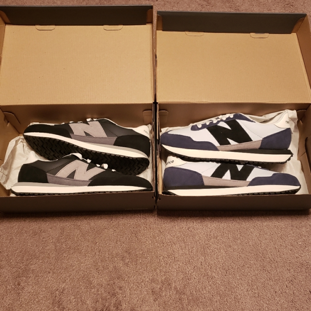 2 Pairs Of New Balance Men's Sneakers Size 9